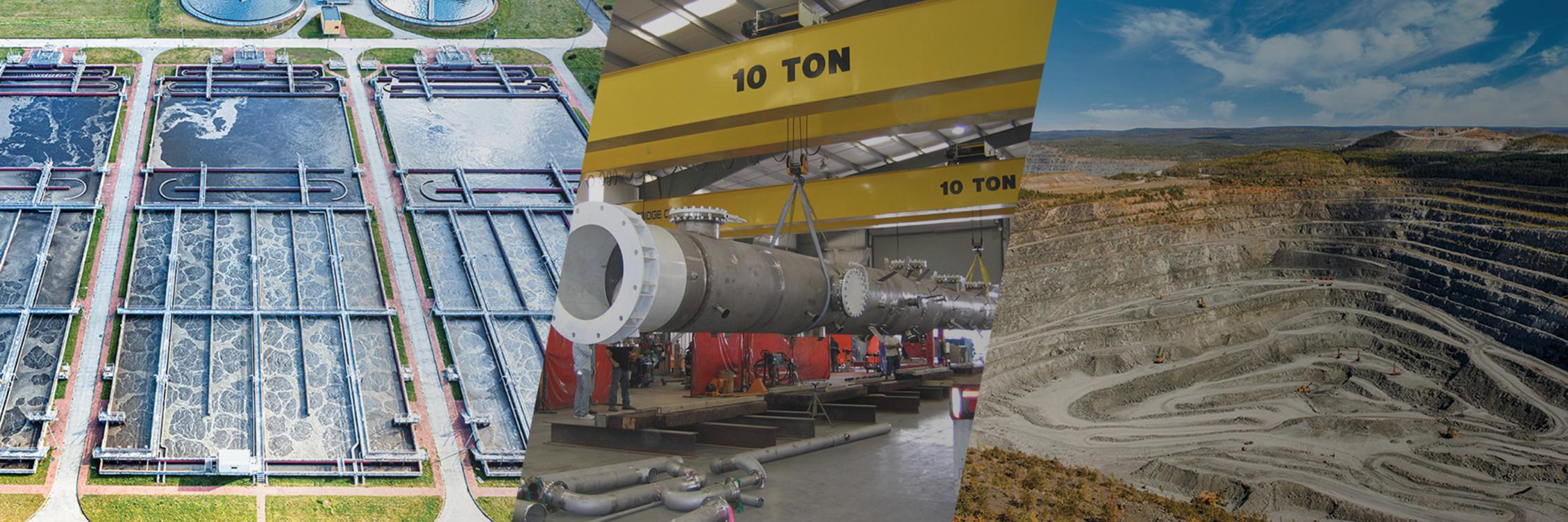 Water treatment, fabrication, and mining